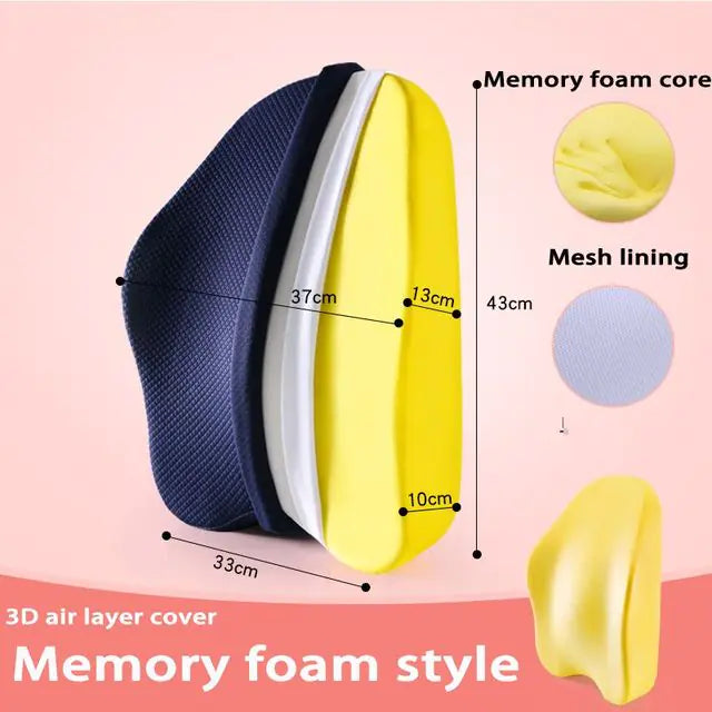 Memory Foam Seat Cushion and Orthopedic Pillow